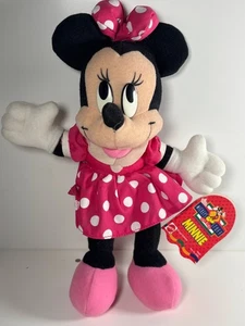 Disney Minnie Mouse Plüschtier Mickey's Stuff 90er Jahre gepunktetes Kleid 28 cm - Bild 1 von 10