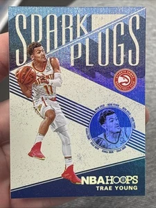 2019-20 Panini Hoops Trae Young Spark Plugs Foil #2 Basketball Card 2019 - Picture 1 of 2