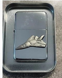 Military Earth Chrome Lighter By Star General Dynamics F-111 Aardvark - Picture 1 of 3