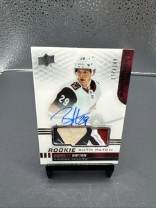 2019-20 Upper Deck Premier Acetate Rookie /149 Barrett Hayton RPA Patch Auto RC - Picture 1 of 2