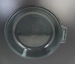 Cazuela de vidrio pequeña Pyrex Flameware de colección para hornear azul oscuro 817B 7,25" - Imagen 1 de 9