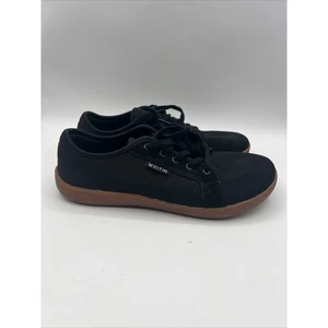 Scarpe Whitin scalze uomo taglia 10,5/44 nere stringate minimaliste escursionismo zero drop - Foto 1 di 8