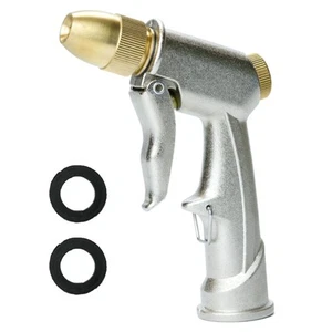 High Pressure Hose Gun – 100% Brass Nozzle for Lawn Garden Car Washing - Picture 1 of 7