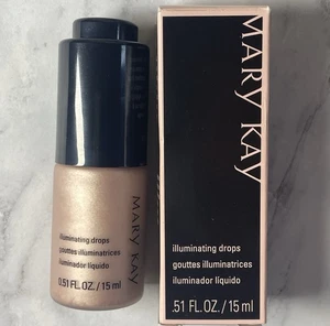 💠MARY KAY Illuminating Drops Silver Sands Full Size .51oz New / Boxed FREE SHIP - Picture 1 of 6