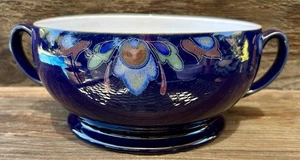 Denby Baroque Cobalt Blue Art Nouveau 2Qt Casserole No Lid England Discontinued - Picture 1 of 10