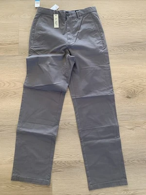 Original Penguin Men 36x34 Pants Slim Fit Stretch Gray Chino Casual Dress Wear - Image 1 of 4
