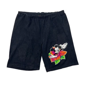 Disney Jerry Leigh VTG 90s Mickey Mouse Casual Shorts Hawaiian Youth L Large - Picture 1 of 6