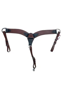 HR Saddlery D&S Roper cuello de pecho cuero engrasado 6041-04 - Imagen 1 de 1