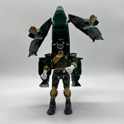 Фигурка Power Rangers Wild Force Green Rhino Zord Transform Black Ranger Bandai - Изображение 1 из 4