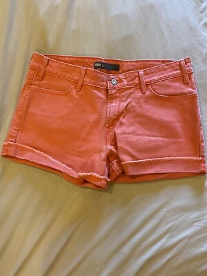 Pantalones Cortos de Jean Levi's Para Mujer 3" Denim Talla 14 W32 Lavado Medio Corte Puños Foto 1 de 4