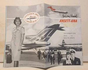 Ansett-ANA Advertising Brochure & Route Maps - Bild 1 von 4