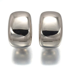 Auth Cartier Earrings Nouvelle Vague 18K 750 White Gold - Picture 1 of 5