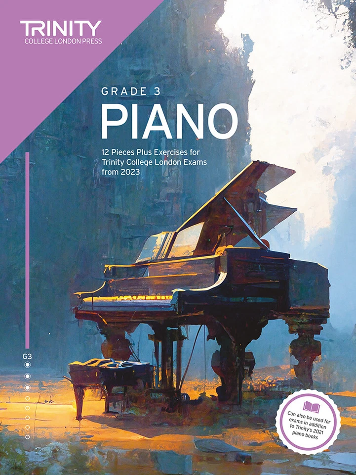TRINITY PIANO EXAM from 2023 Grade 3 BOOK ONLY - Image 1 of 1
