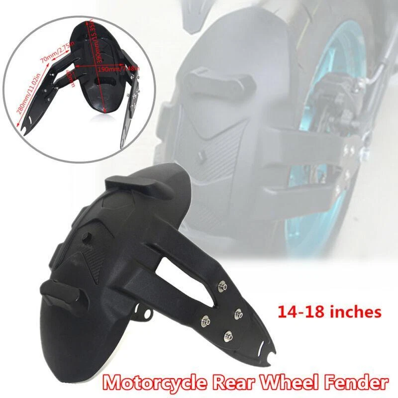 Motorcycle Scooter Splash Guard Bracket Rear Wheel Fender Mud Cover Mudguard Kit - Image 1 of 4