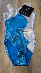 OBERSEE Mädchen Gymnastikanzug Einteiler Sport Activewear Angie Türkis - Bild 1 von 2