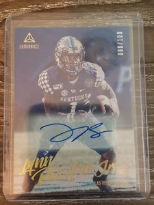 2020 Panini Luminance Rookie Luminance Gold Autografi Lynn Bowden Jr. 8/100 - Foto 1 di 2