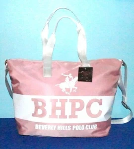 Beverly Hills Polo Club borsa grande/borsa da notte colore rosa blush nuova con etichette $42.- F/sh - Foto 1 di 12