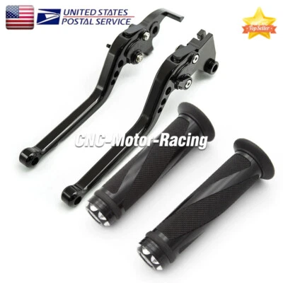 For Yamaha FZ-09/MT-09/SR 2014-2021 CNC Brake Clutch Levers Grips Long Aluminum - Image 1 of 4