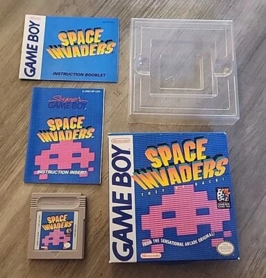 Space Invaders (Nintendo GameBoy, 1994) Complete CIB Tested Works Vintage Retro - Image 1 of 4