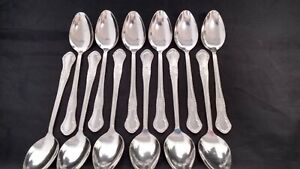 60 Dinner Heavy Spoons Stainless Steel 8" long by 1 1/2 Wide Restaurant Supply