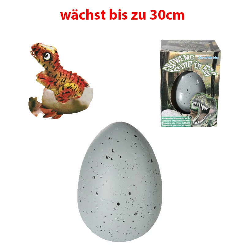 OUT OF THE BLUE Dinosaurier Groß 30cm Dinoei Dino Ei Schlüpf Dino Magic Egg wächst im Wasser NEU