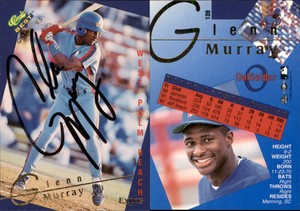 Glenn Murray Signed 1993 Classic Best Gold #139 Card West Palm Beach Expos
