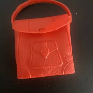 Vintage Mission Red Purse Bag Bionic Woman Kenner- read description - Picture 1 of 4