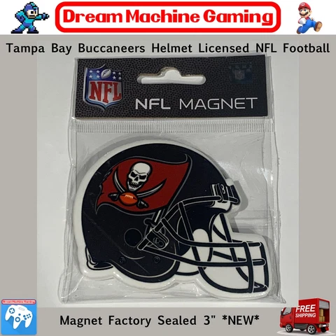 Tampa Bay Buccaneers BUCS Helmet Licensed NFL Football Magnet 3" *NEW* Cover