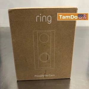 Ring Peephole Smart Video Doorbell, HD Camera, Real-Time Alerts, Easy Install - Picture 1 of 6