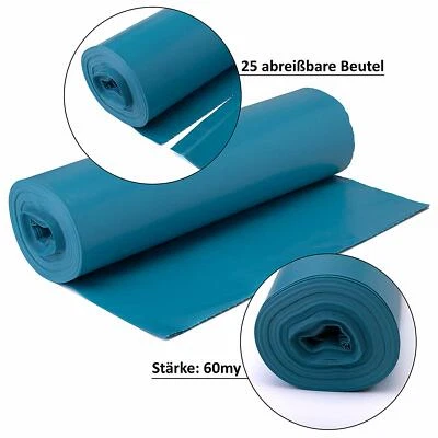 240L Garden Household Rubbish Sacks Rubbish Bags Extra Strong Tear Resistant Type 100 Commercial - Image 1 of 4