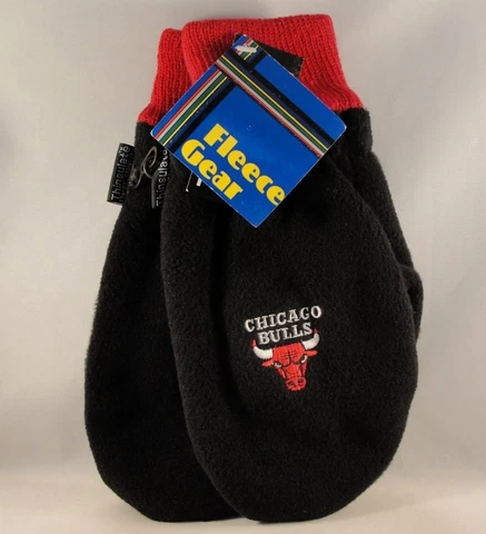 Chicago Bulls NBA Mens Thinsulate Fleece Mittens Cover