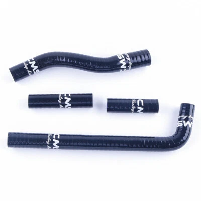 Silicone Radiator Hose Kit For 2001-2005 Yamaha YZ250F / 2001-2006 WR250F Black - Image 1 of 4