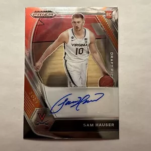2021-22 Panini Prizm Draft Picks Sam Hauser Draft Pick Autographs #DPSHA - Picture 1 of 2