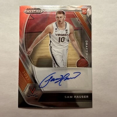 2021-22 Panini Prizm Draft Picks Sam Hauser Draft Pick Autographs #DPSHA  - Image 1 of 2