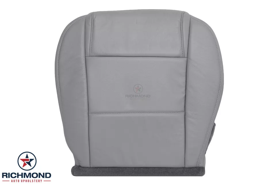 Ford Mustang 2006 2007 2008 cupé V6 - cubierta de asiento de cuero inferior del lado del conductor gris Foto 1 de 4