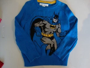 Baby Gap Junk Food Blue Batman Sweater Boys 4  - Picture 1 of 3