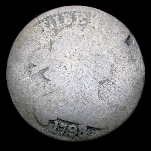 1798/7 Draped Bust Large Cent Penny ---- Nice Type Coin - #CB836 Cover
