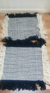 Crate & Barrel Guthrie Fringe Pillow Covers (2) 18x18" NEW w TAGS! Wool blend - Picture 1 of 16