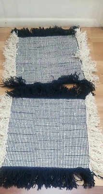 Crate & Barrel Guthrie Fringe Pillow Covers (2)  18x18" NEW w TAGS!  Wool blend - Image 1 of 4