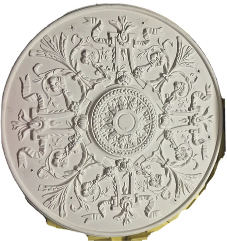 Millwork Architectural Rosette 33x1.5 inc. Decorative Urethane Rosette Cover