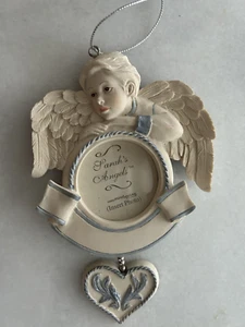 Sarah's Angels Christmas Ornament Boy Photo Frame Sara New No Box - Picture 1 of 1