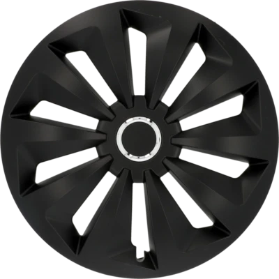 CARTREND Radzierblende Fox 15"  matt schwarz - 4 Stück - Pkw Auto Radkappen - Bild 1 von 2