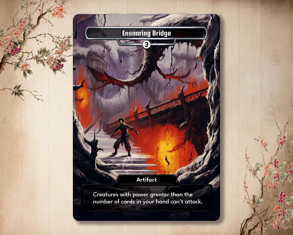 Esnaring Bridge - High Quality Custom Card [ Alternative Custom Art ] - Imagen 1 de 1