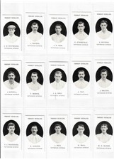 Tottenham Hotspur - reprints of a set 15 Prominent Footballers from Taddy  & Co.