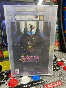 2015 3DS Legend of Zelda Majora's Mask 3D Limited Edition Skull Kid VGA 70 EX+ - Picture 1 of 7