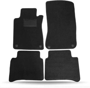 Juego de 4 alfombrillas de piso negras de nailon para Benz W211 2003-2009 - Imagen 1 de 8