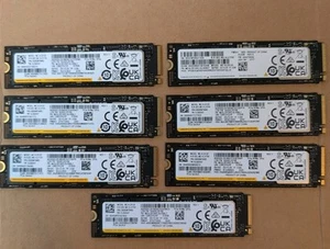 Lot of 7 SAMSUNG 512GB SSD - PM9A1 M.2 NVMe PCIe Gen4 x4 MZ-VL25120 TESTED - Picture 1 of 3