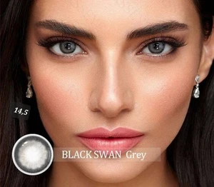 Black Swa Gray ❤️ Graue Kontaktlinsen ❤️ Jahreslinsen ❤️ K40 - Bild 1 von 1