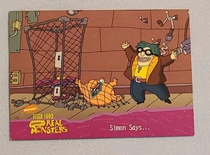 Fleer Ultra: Aaahh!! Real Monsters "SIMON DICE..." #50 Trading Card - Foto 1 di 2