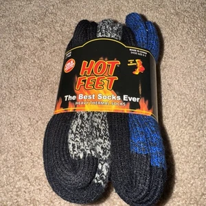 Hot Feet Jungen Thermo Crew Socken - 2er Pack, Schuhgröße 6-2 - Bild 1 von 3